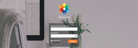 bloom inloggen.